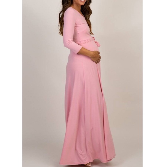 PinkBlush wrap maxi dress maternity nwot - Picture 2 of 3